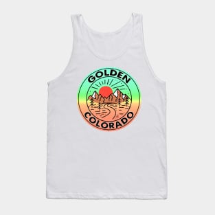 Golden Colorado Lookout Mountain Buffalo Bill Zipline Tank Top